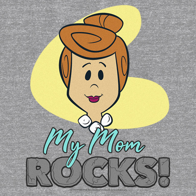 Boy's The Flintstones My Mom Rocks Pull Over Hoodie