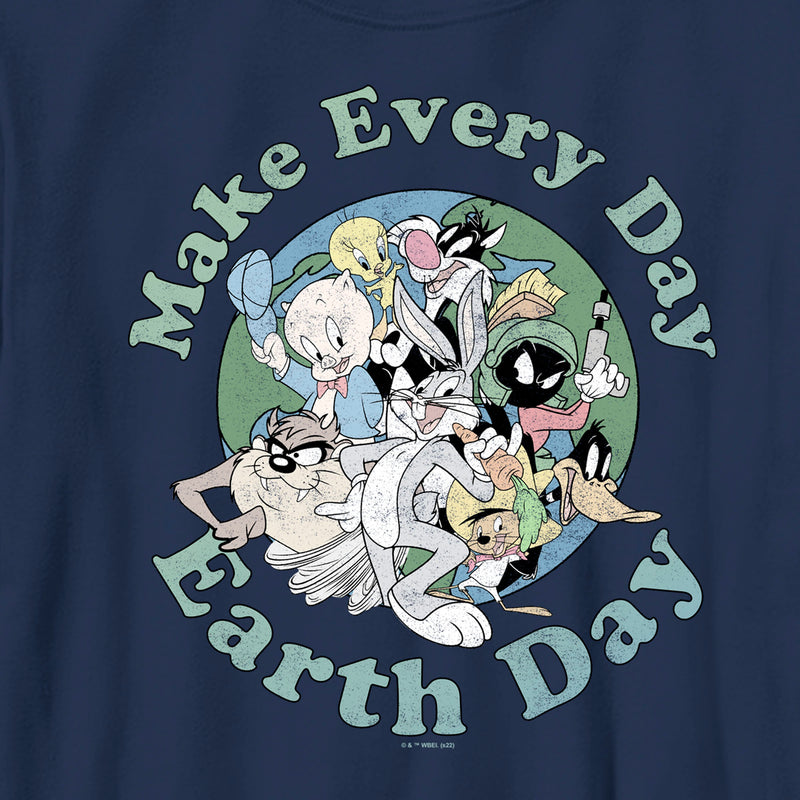 Boy's Looney Tunes Every Day Is Earth Day Gang T-Shirt