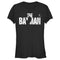 Junior's The Batman Black and White Silhouette T-Shirt