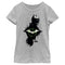 Girl's The Batman Mirror Riddler Skyline T-Shirt