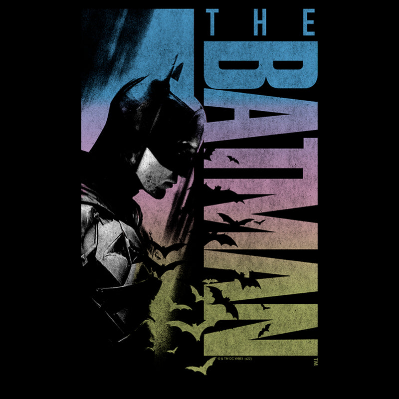 Men's The Batman Distressed Poster T-Shirt