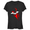 Junior's The Batman Artistic Red & White Graffiti T-Shirt