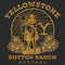 Men's Yellowstone Floral John Dutton Ranch Montana T-Shirt
