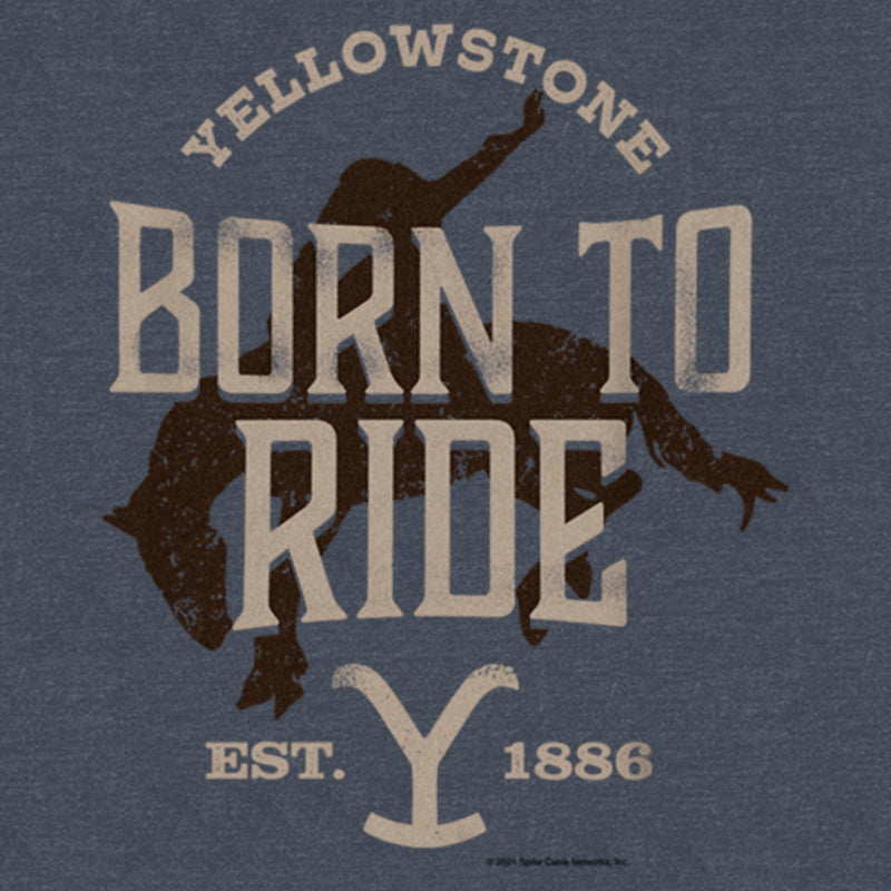 Women's Yellowstone Born to Ride Est. 1886 Racerback Tank Top