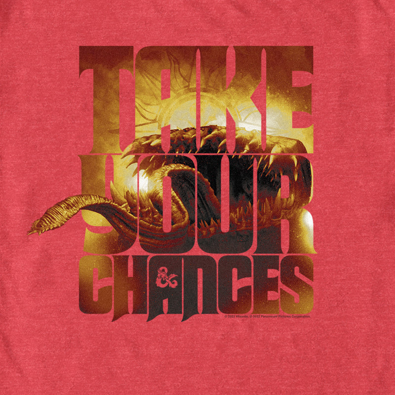 Men's Dungeons & Dragons: Honor Among Thieves Take Your Chances T-Shirt