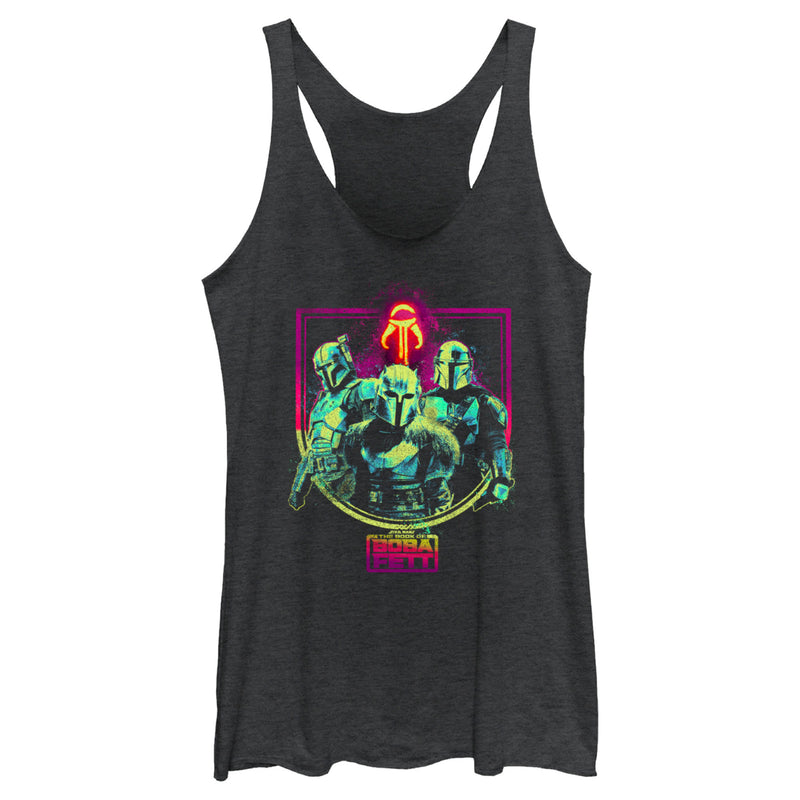 Women's Star Wars: The Book of Boba Fett The Armorer Din and Boba Racerback Tank Top