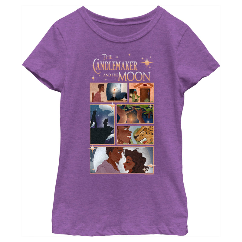 Girl's Anboran The Candlemaker and the Moon Scenes T-Shirt