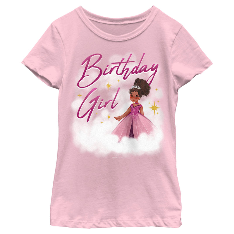 Girl's Anboran Chandeleia Birthday Girl Clouds T-Shirt