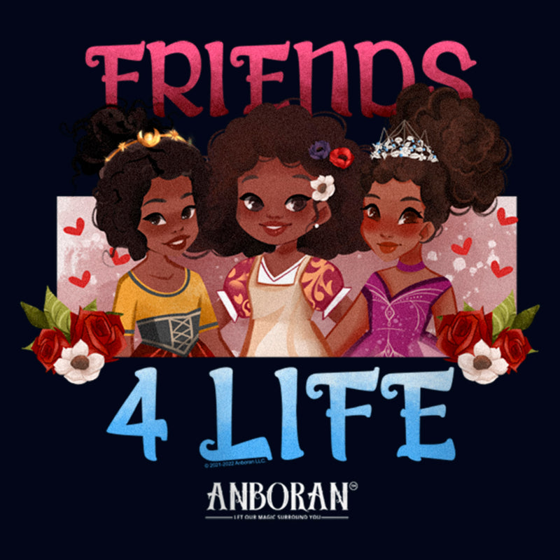 Girl's Anboran Friends 4 Life Girls T-Shirt