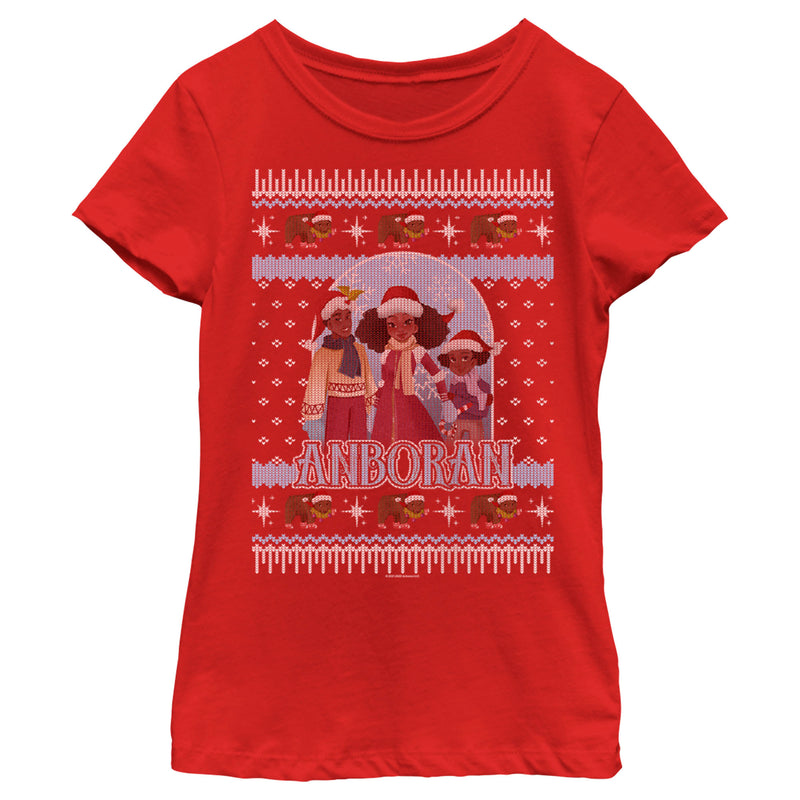 Girl's Anboran Christmas Sweater T-Shirt