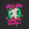 Women's Betty Boop Christmas Kiss Me Under the Mistletoe T-Shirt