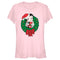 Junior's Betty Boop Christmas Characters Wreath T-Shirt