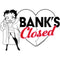 Junior's Betty Boop Bank's Closed T-Shirt