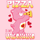 Junior's Care Bears Pizza Is My Valentine Love-A-Lot Bear T-Shirt