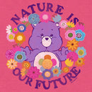 Women's Care Bears Nature Is Our Future Harmony Bear Racerback Tank Top