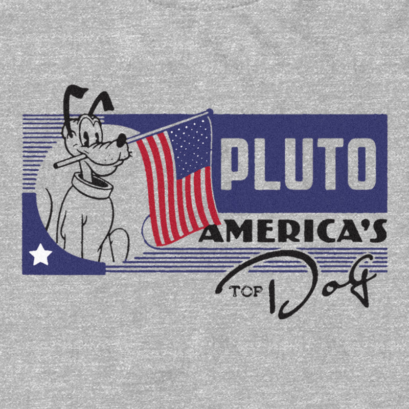 Men's Mickey & Friends Pluto America's Top Dog T-Shirt