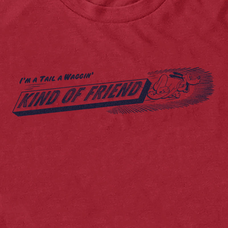 Men's Mickey & Friends Pluto I'm a Tail Waggin' Kind of Friend T-Shirt