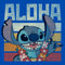 Boy's Lilo & Stitch Aloha Distressed Stitch T-Shirt