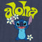 Boy's Lilo & Stitch Aloha Wavy Text T-Shirt