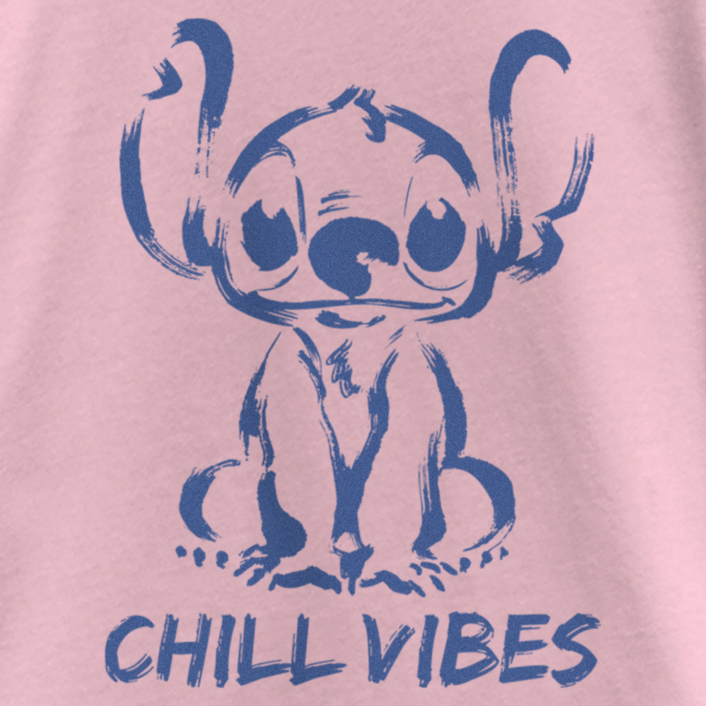 Girl's Lilo & Stitch I Tried Relaxed Stitch T-shirt - Light Pink