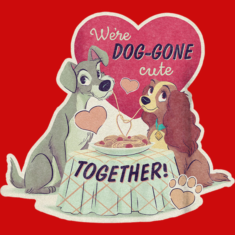 Boy's Lady and the Tramp We're Dog-Gone Cute T-Shirt