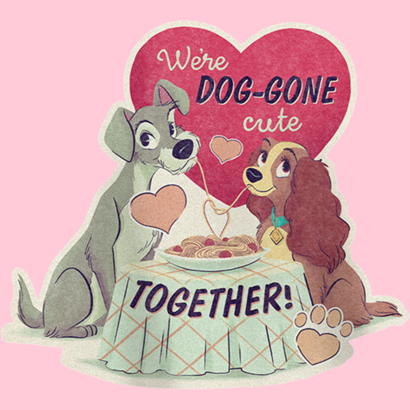 Girl's Lady and the Tramp We're Dog-Gone Cute T-Shirt