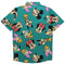 Men's Mickey & Friends Retro Character Print Button Down Shirt