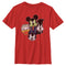 Boy's Mickey & Friends Halloween Group Faces T-Shirt