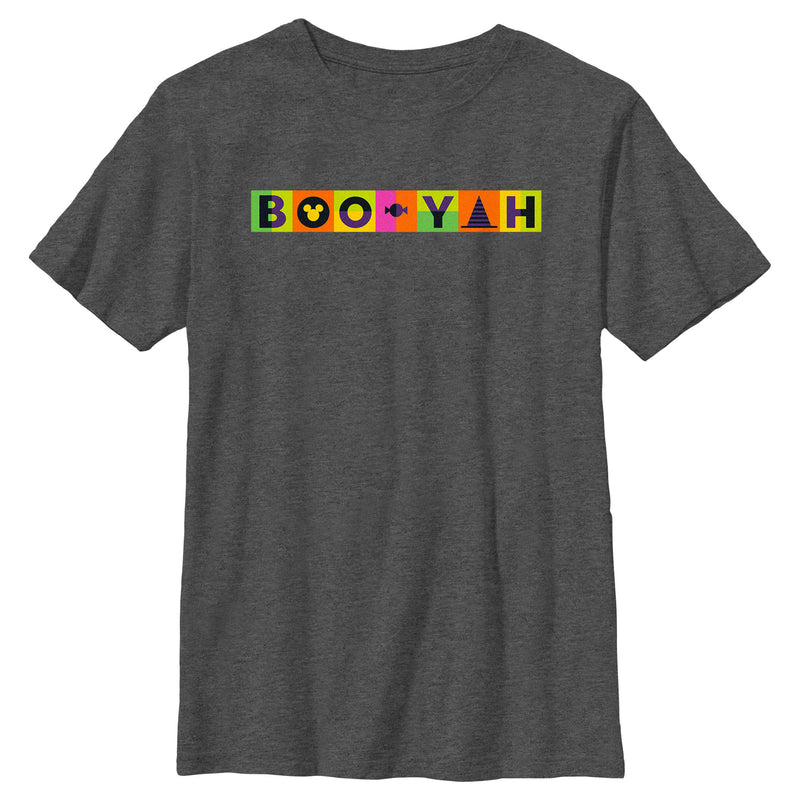 Boy's Mickey & Friends Halloween Boo-Yah Logo T-Shirt