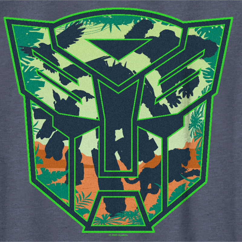 Boy's Transformers: Rise of the Beasts Autobot Jungle Logo T-Shirt