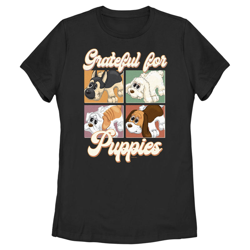 Women's Pound Puppies Grateful for Puppies T-Shirt