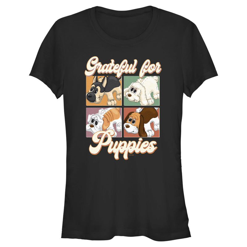 Junior's Pound Puppies Grateful for Puppies T-Shirt
