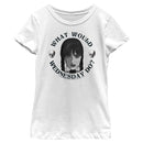 Girl's Wednesday What Would Wednesday Do? T-Shirt