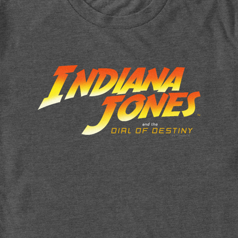 Men's Indiana Jones and the Dial of Destiny Official Movie Logo T-Shirt