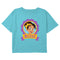 Girl's Blippi Meekah Portrait Badge T-Shirt