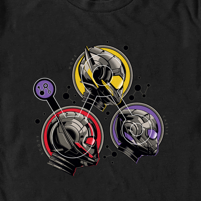 Men's Ant-Man and the Wasp: Quantumania Hero Badges T-Shirt