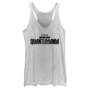 Women's Ant-Man and the Wasp: Quantumania Movie Logo Black Racerback Tank Top