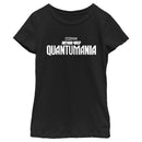 Girl's Ant-Man and the Wasp: Quantumania Movie Logo White T-Shirt