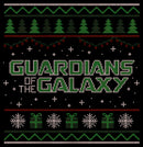 Junior's Guardians of the Galaxy Holiday Special Christmas Sweater Print Cowl Neck Sweatshirt