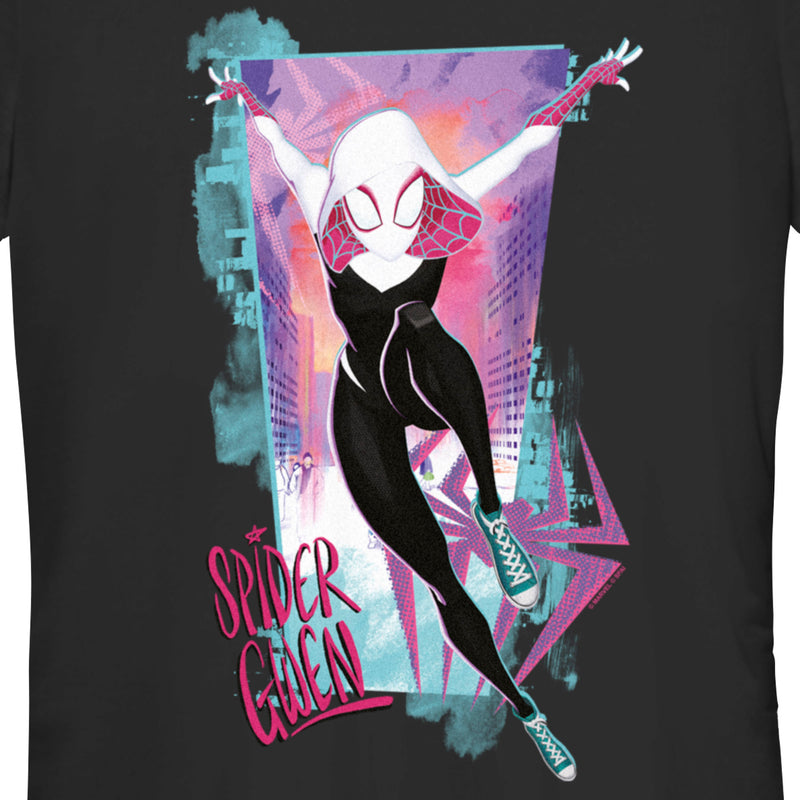 Junior's Spider-Man: Across the Spider-Verse Spider Gwen Poster T-Shirt