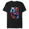 Men's Spider-Man: Across the Spider-Verse Group Colorful Poster T-Shirt