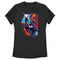 Women's Spider-Man: Across the Spider-Verse Group Colorful Poster T-Shirt