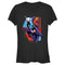 Junior's Spider-Man: Across the Spider-Verse Group Colorful Poster T-Shirt