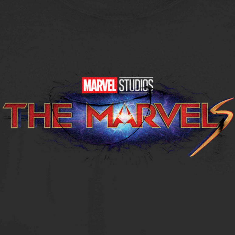 Junior's The Marvels Movie Logo T-Shirt