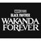 Girl's Black Panther: Wakanda Forever Black and White Movie Logo T-Shirt