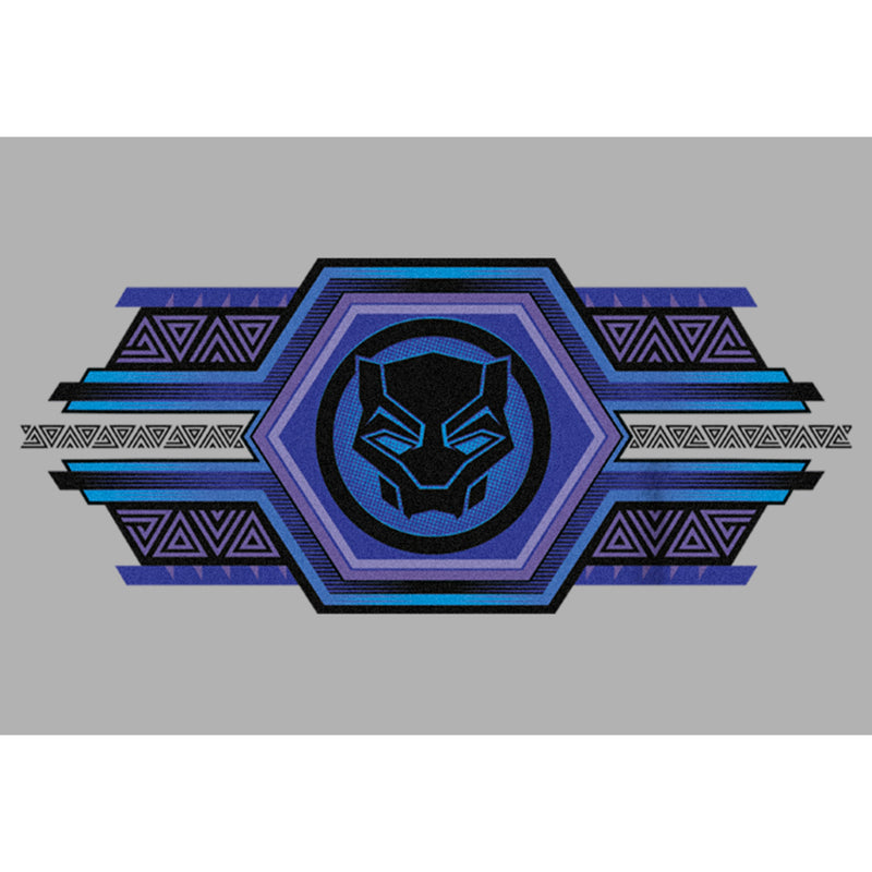 Boy's Black Panther: Wakanda Forever Ornate Logo T-Shirt