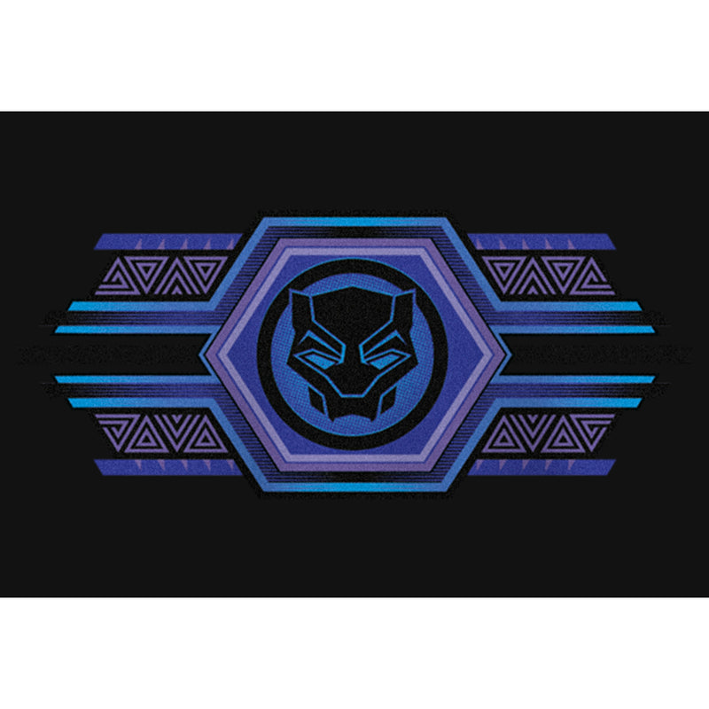 Girl's Black Panther: Wakanda Forever Ornate Logo T-Shirt