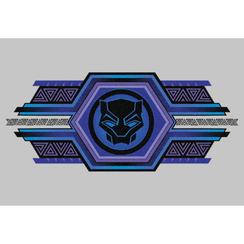 Junior's Black Panther: Wakanda Forever Ornate Logo T-Shirt