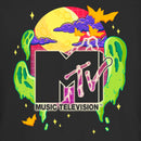 Junior's MTV Colorful Halloween Logo T-Shirt