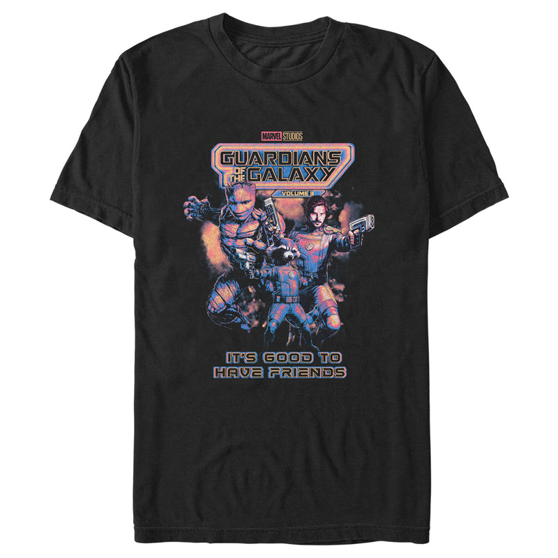 Men's Guardians of the Galaxy Vol. 3 It's Good to Have Friends T-Shirt